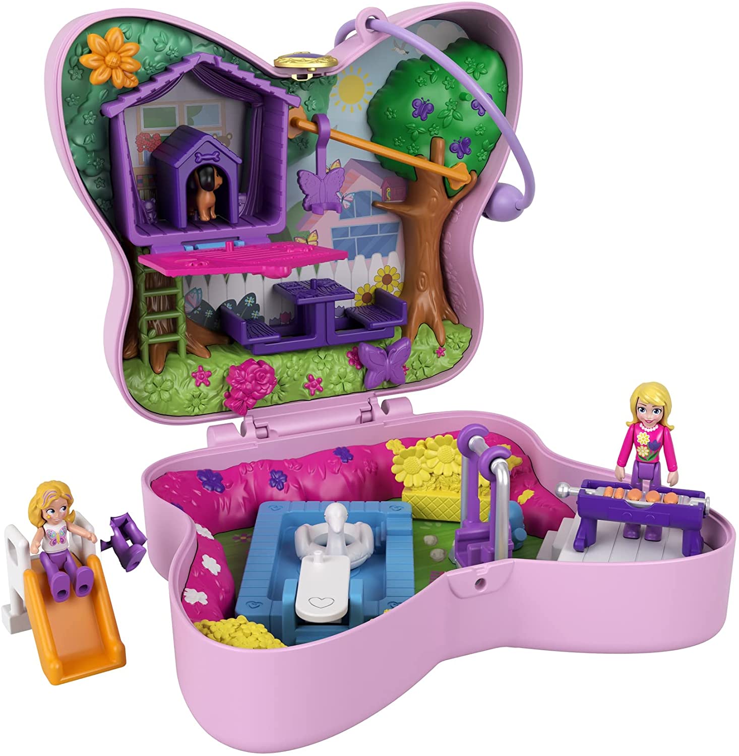 POLLY POCKET Polly Pocket Coffret Univers Le Jardin Papillon pas cher 