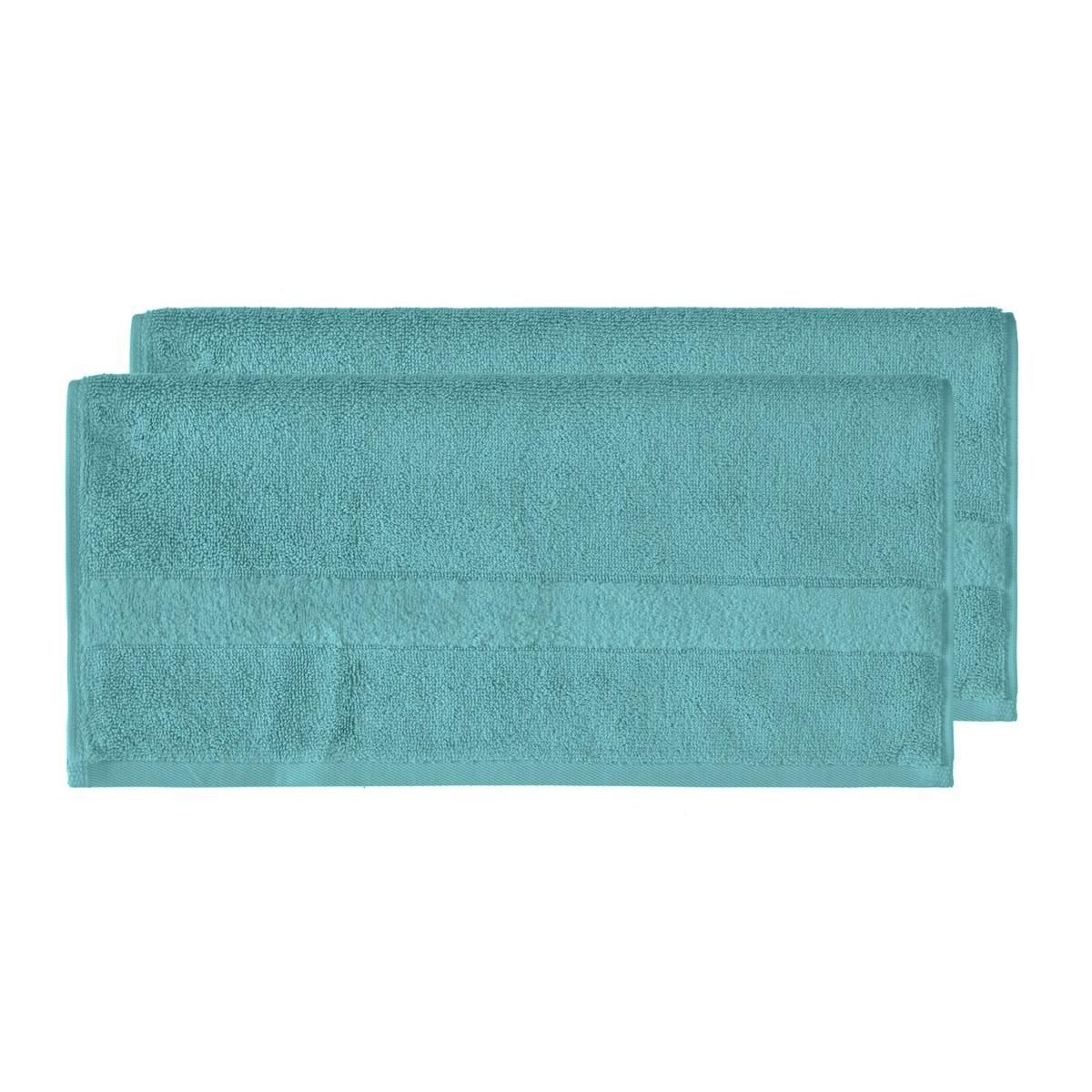 Sensei Maison 2 serviettes de toilette 650gr/m² CALIFORNIA - 40x76 cm