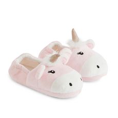 IN EXTENSO Chaussons licorne fille (Rose)