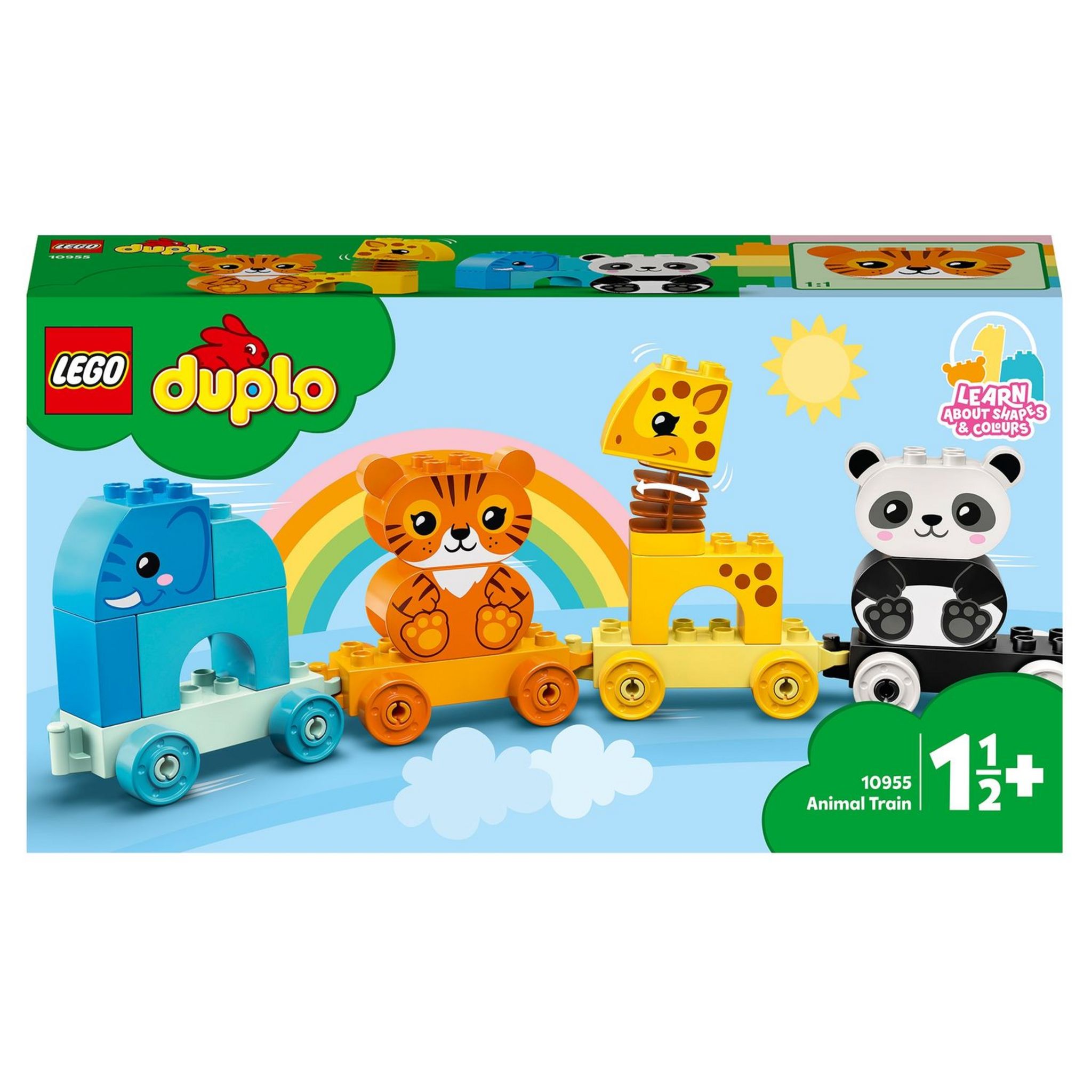 LEGO DUPLO 10955 - My First Le Train des Animaux, Jouet Premier Âge, Jeu  Éducatif pour Enfants et Bébés agés de 1 an et plus pas cher 