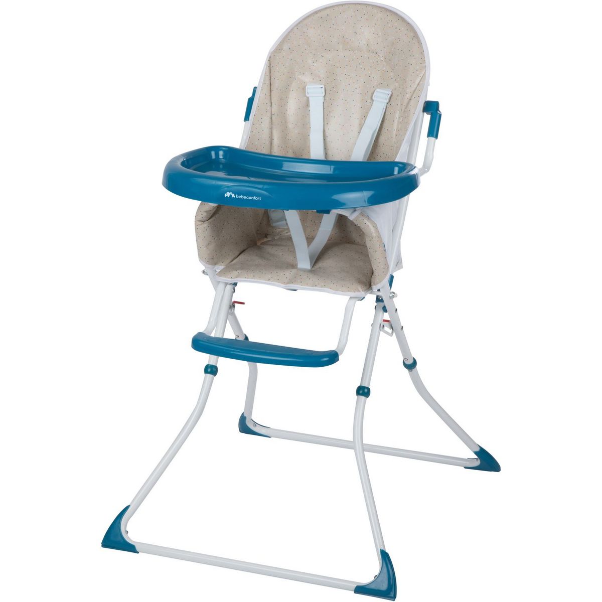 Chaise Haute Blanche pour Bébé - Fourniresto