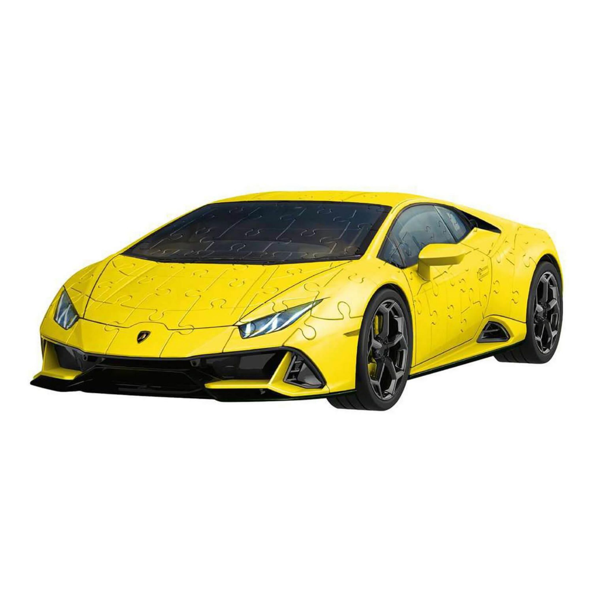 RAVENSBURGER Puzzle 3D 108 pièces Lamborghini Huracán EVO - Edition jaune  (avec grille) pas cher 