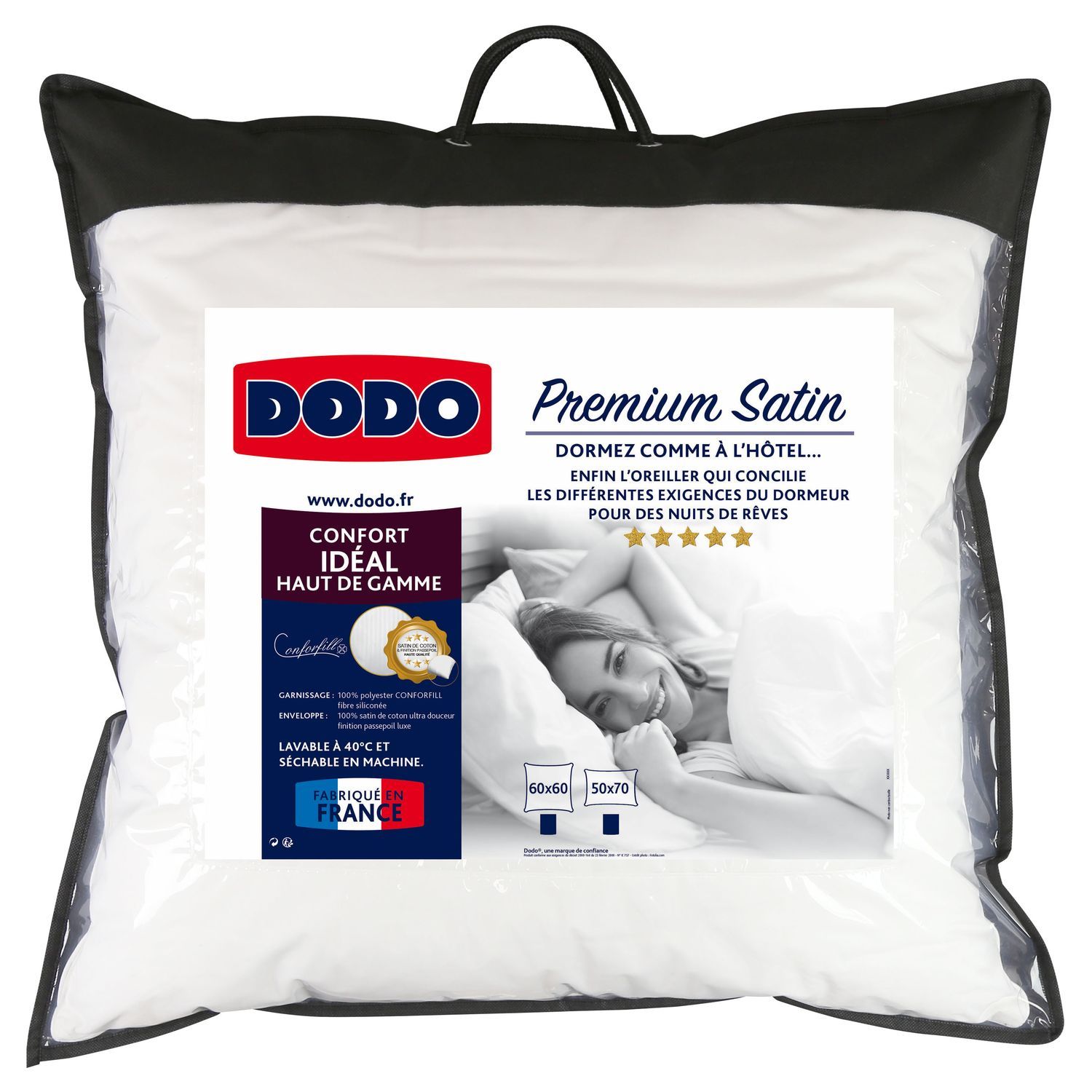 Promo Dodo oreiller max'air 60x60 cm chez BUT