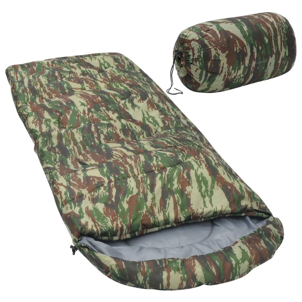 VIDAXL Sac de couchage Camouflage 10 C 1 000 g pas cher Auchan.fr