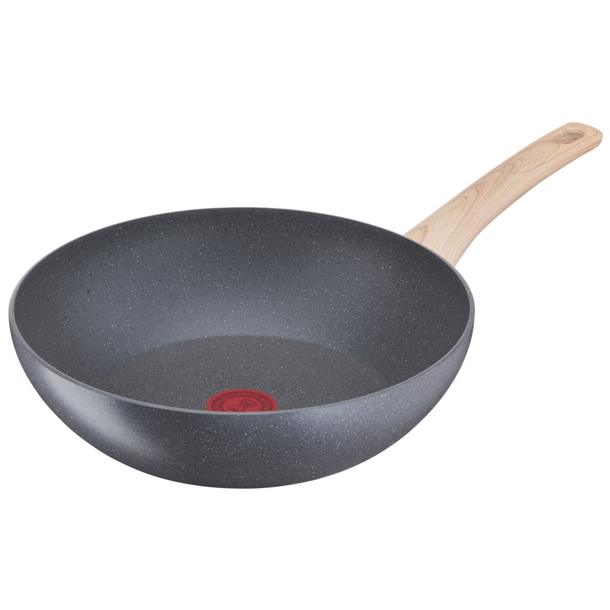 Tefal Poêle Wok Inox 28 cm + Couvercle, Tous Feux Dont Induction, Gris -  Prix pas cher