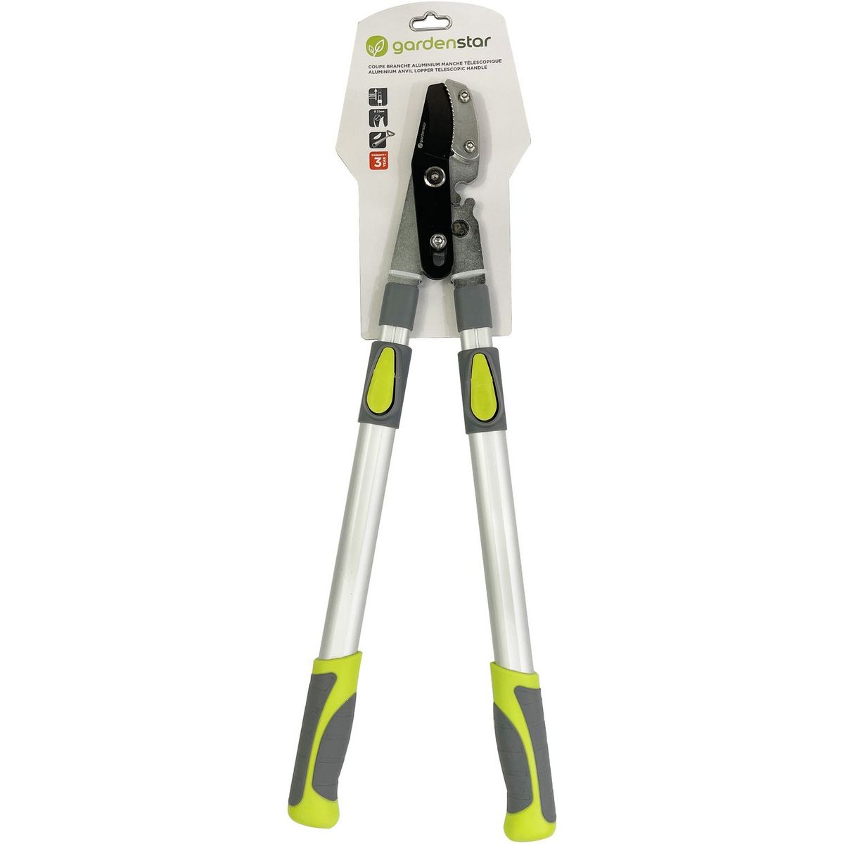 Coupe De Manche En 6 Lettres GARDENSTAR Coupe branche à manche alu télescopique de 63 à 87 cm pas cher -  Auchan.fr