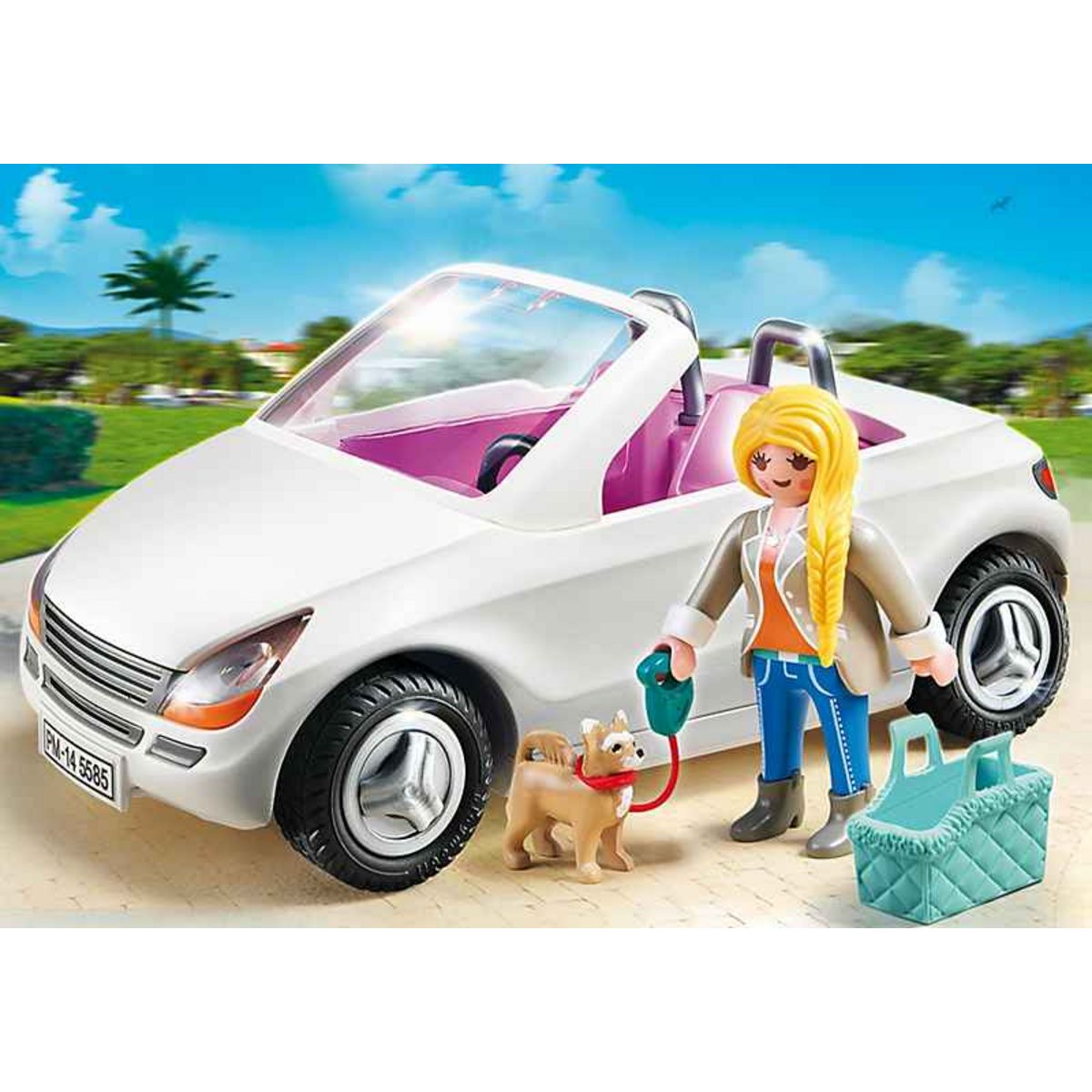 playmobil voiture blanc