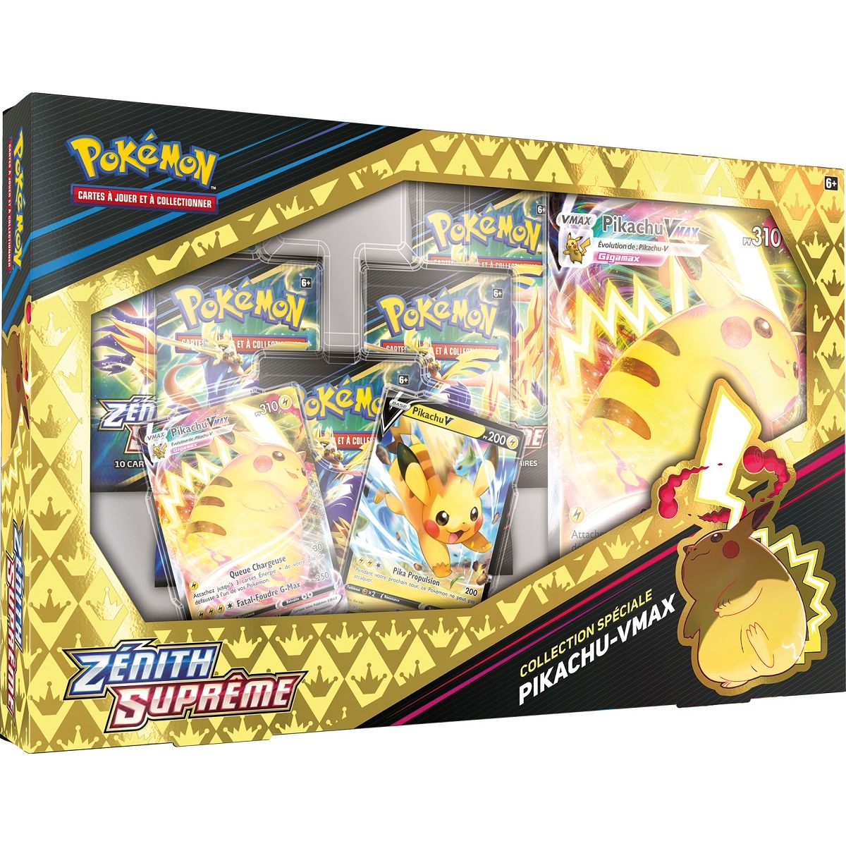 Coffret Cartes Pokémon Pikachu V-Max Zénith Suprême