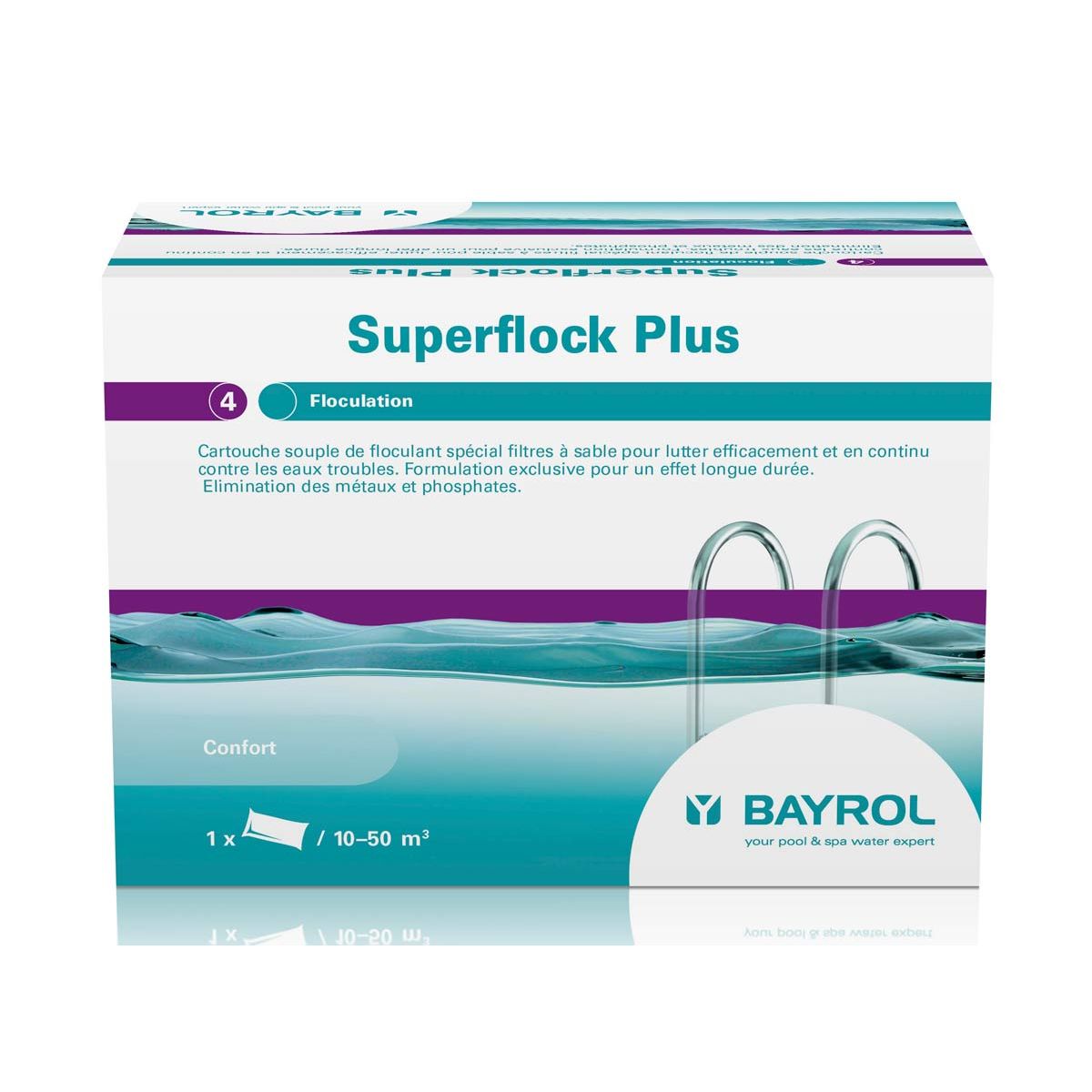 Bayrol Floculant Superflock Plus 8 cartouches - Bayrol