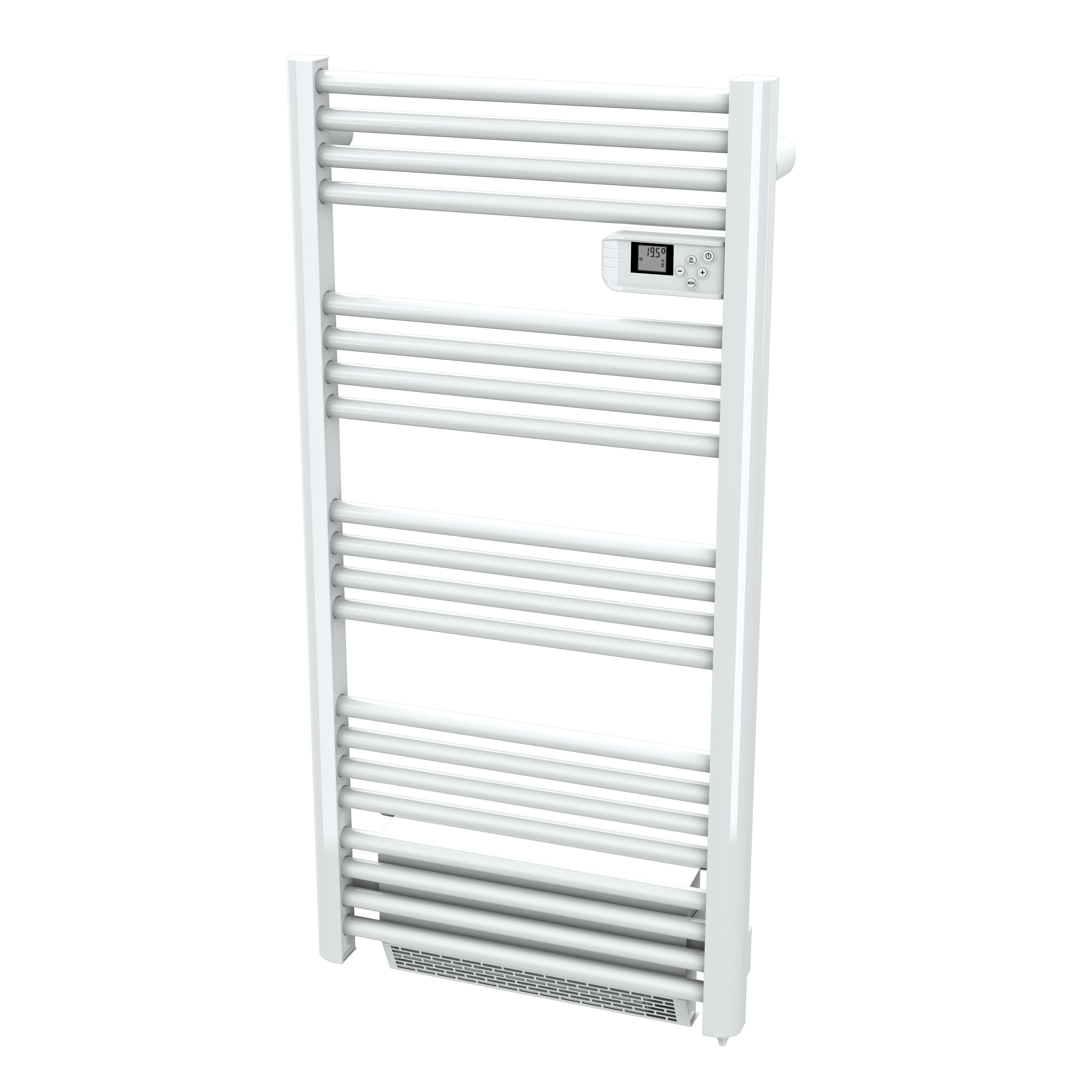 Radiateur sèche serviettes avec fluide 750W + soufflerie 1000W