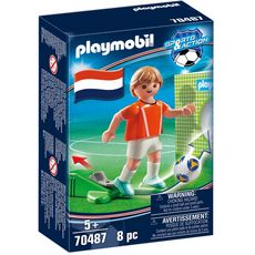 PLAYMOBIL 70487- Sport et actions - Joueur de foot néerlandais