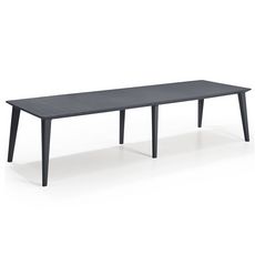 Table Lima 312*98*74 gris graphite