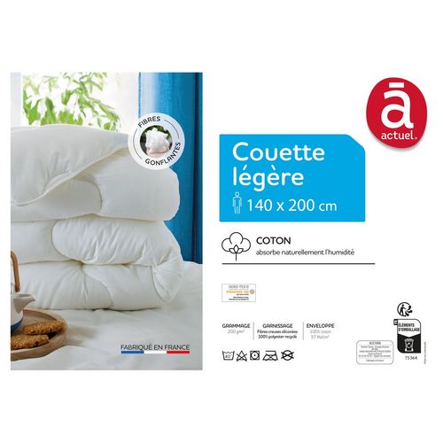 DODO Couette DODO Tempérée Anti-Acariens Écrin de Douceur 300 g/m2