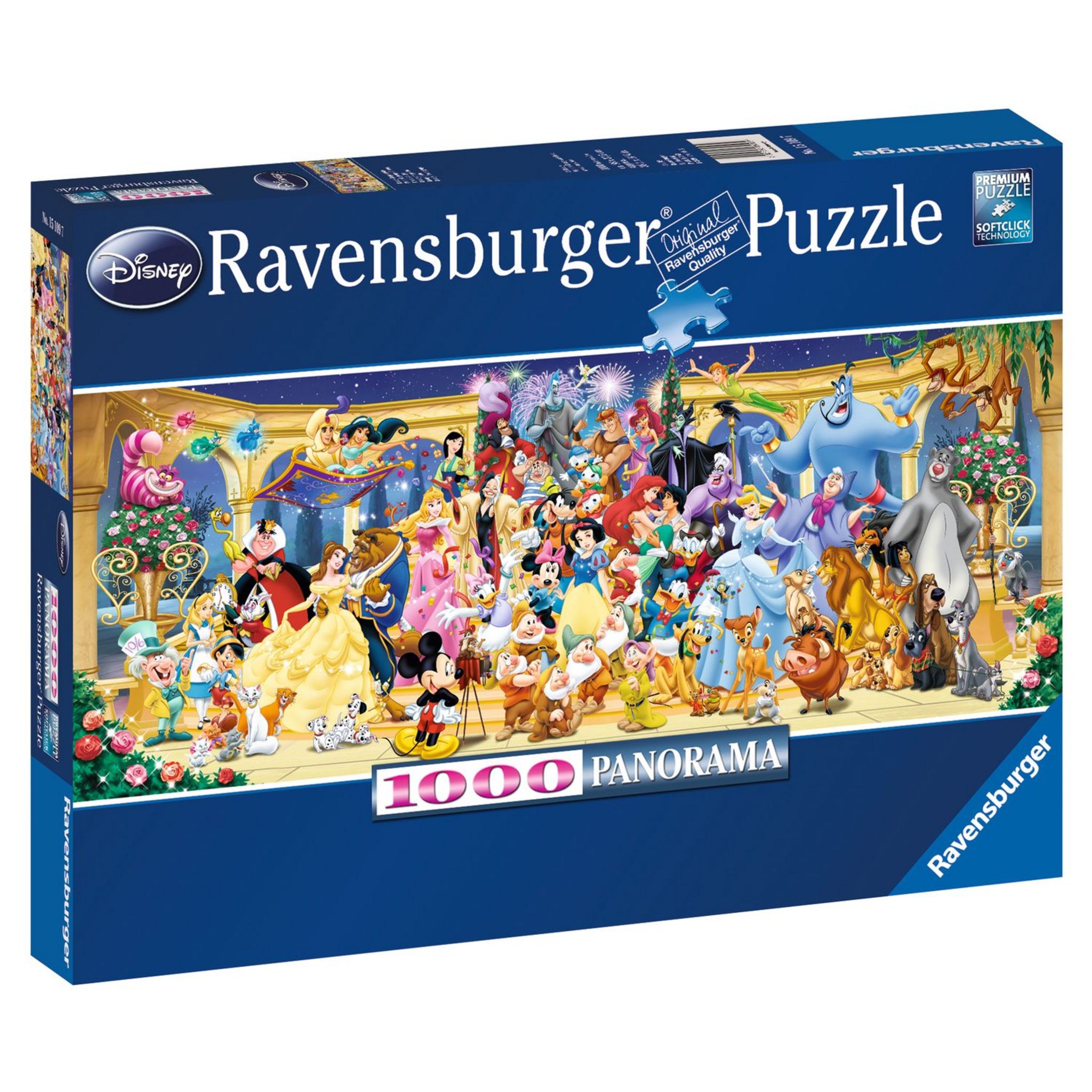 Puzzle 1000 pièces : Belle (Collection Château des Princesses Disney) -  Ravensburger - Rue des Puzzles