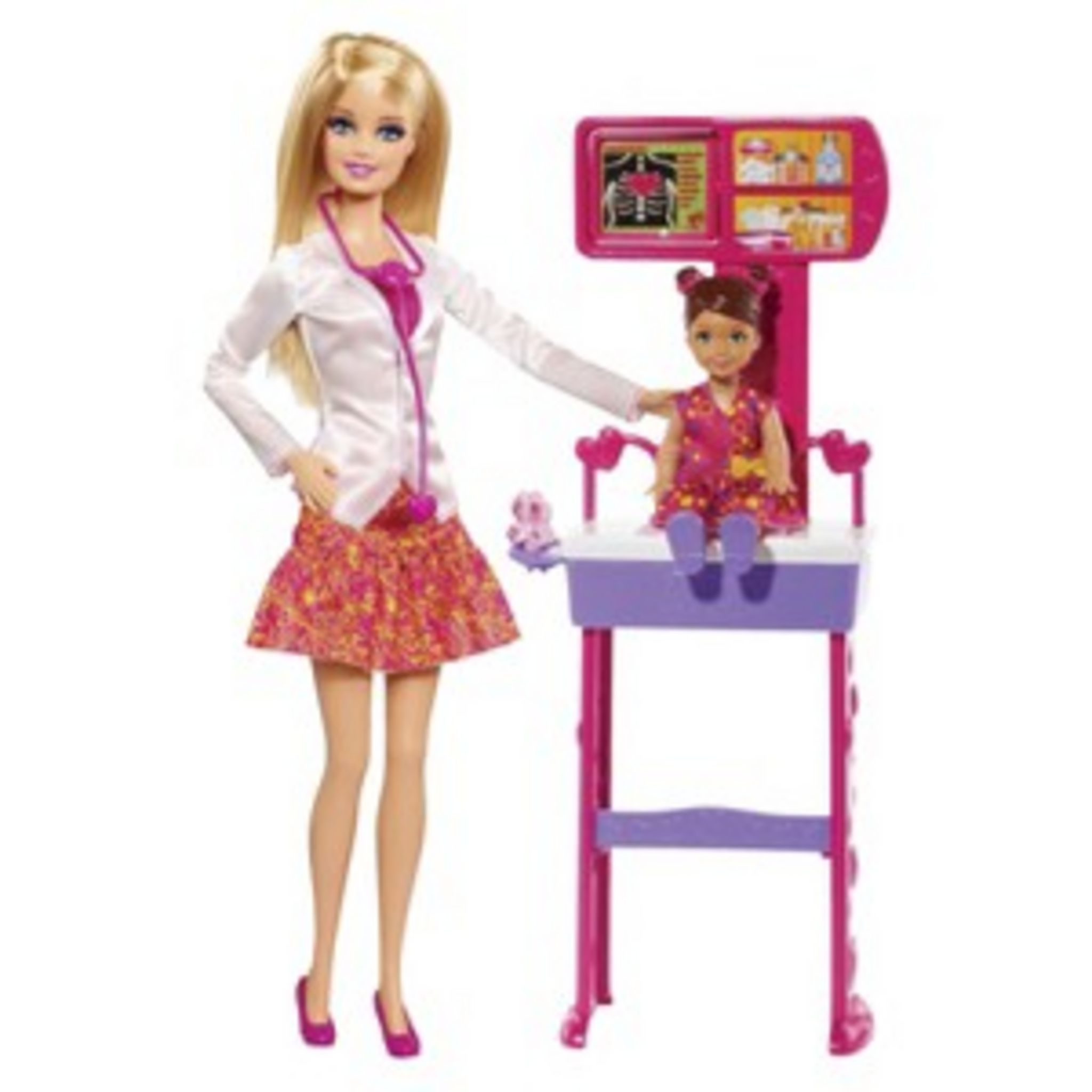 Coffret barbie pediatre auchan new arrivals