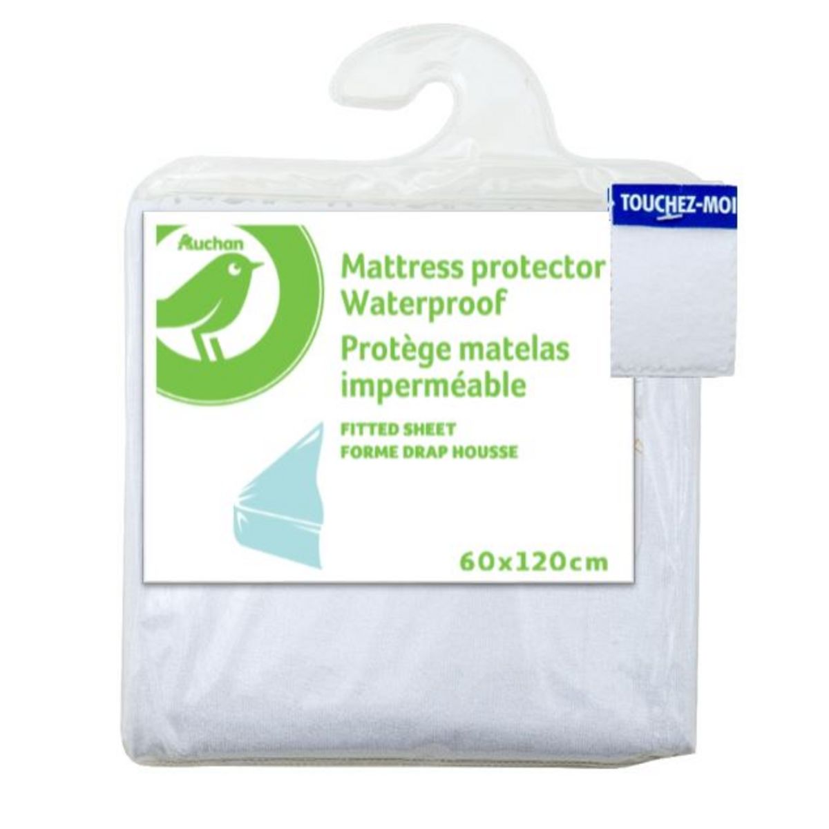 Auchan Baby Protege Matelas Bebe Impermeable 60 X 1 Cm Pas Cher A Prix Auchan