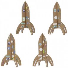 Youdoit Kit créatif aérien - 6 avions à construire + stickers