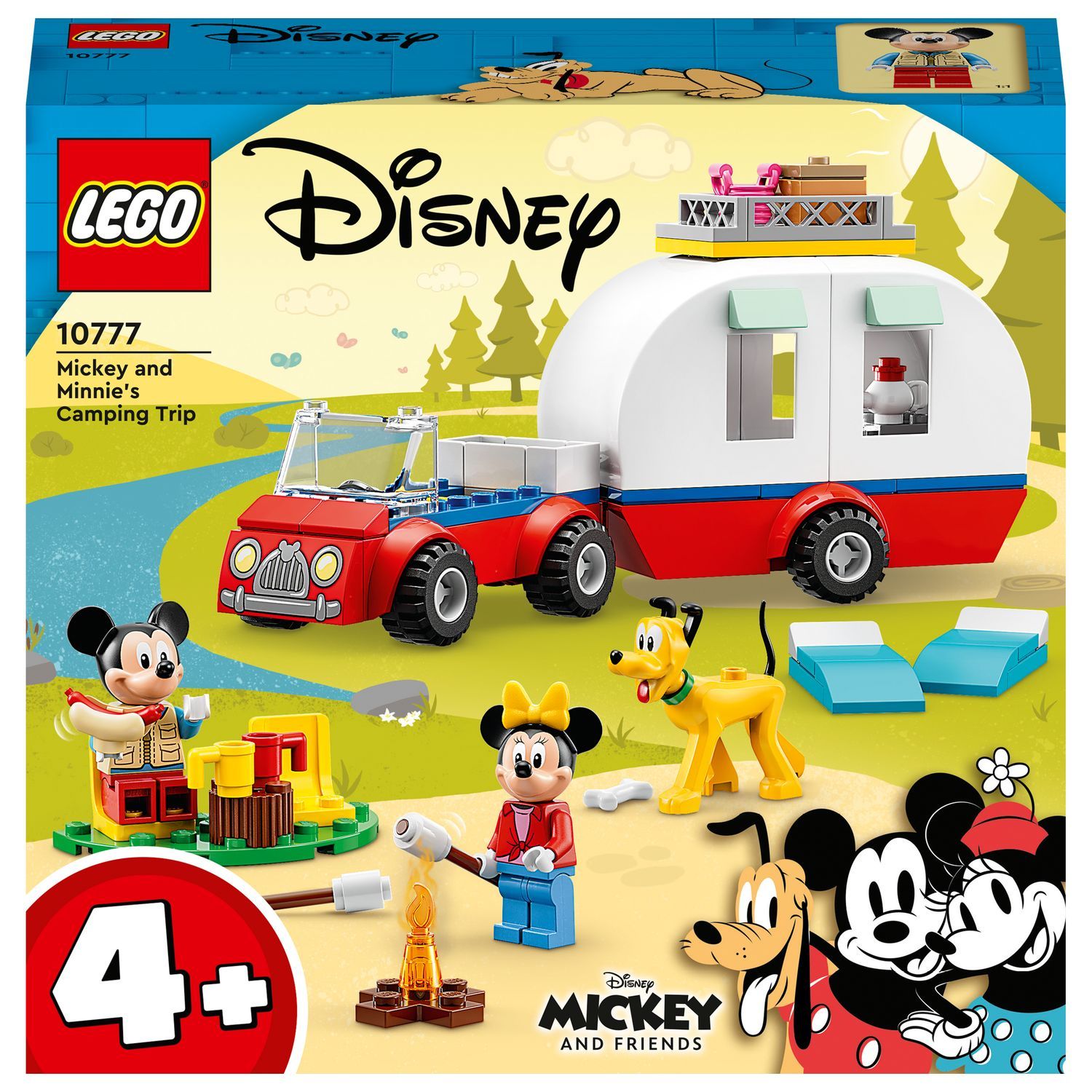 LEGO 43212 Disney Le Train en Fête Disney, Jouet Enfants 4 Ans avec Vaiana,  Woody, Peter Pan et Les Wagons de la Fée Clochette Plus Mickey et Minnie