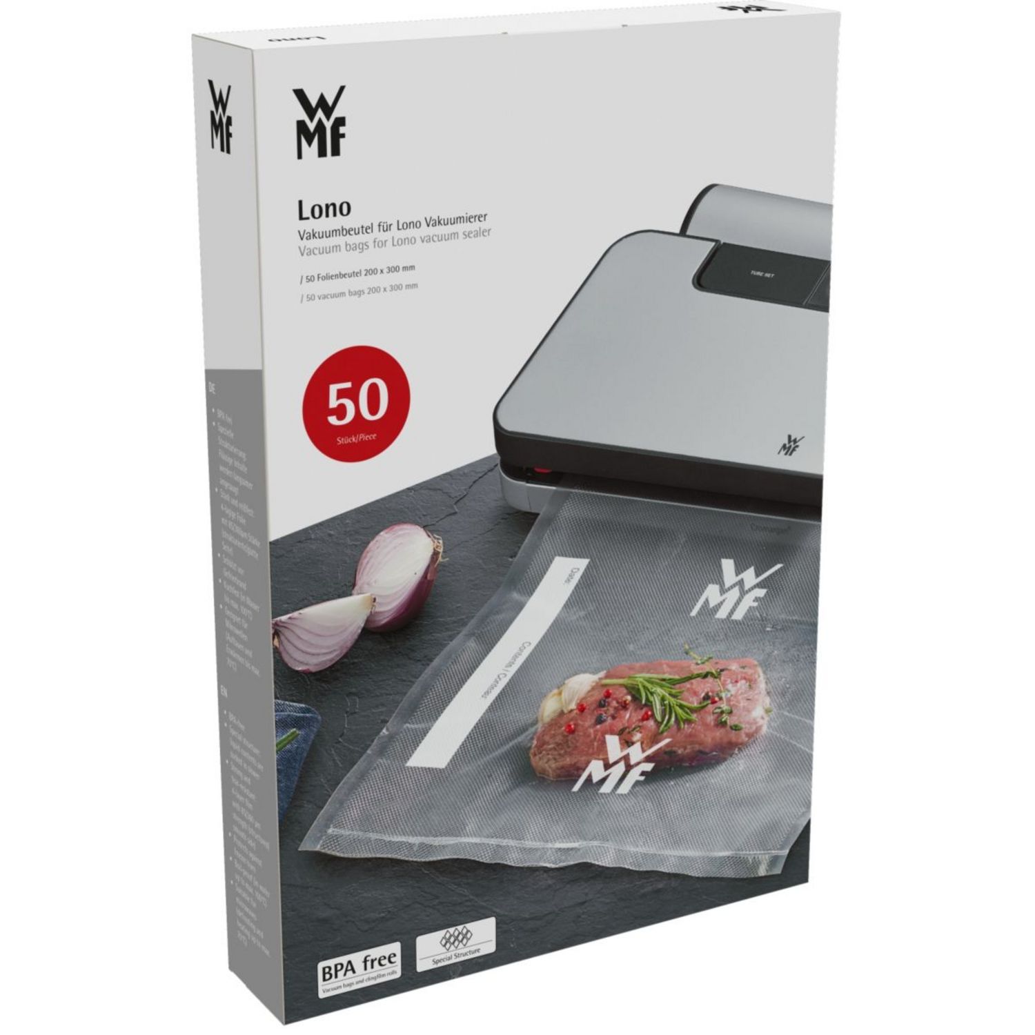 WMF Sac sous vide Boite de 50 sacs 30x20cm pas cher Auchan.fr