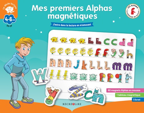 Mes Premiers Alphas Magnetiques Gs Cp Avec 60 Magnets Alphas En Mousse 1 Tableau Magnetique Et 1 Livret Huguenin Claude Pas Cher A Prix Auchan