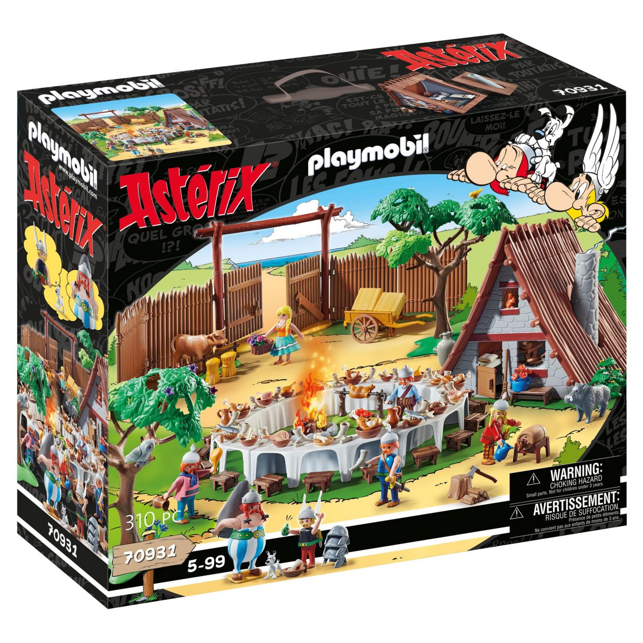 PLAYMOBIL - 71268 - Astérix : Numerobis et la bataille du Palais