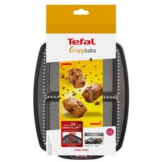 TEFAL Plaque 6 mini cakes CRISPYBAKE silicone