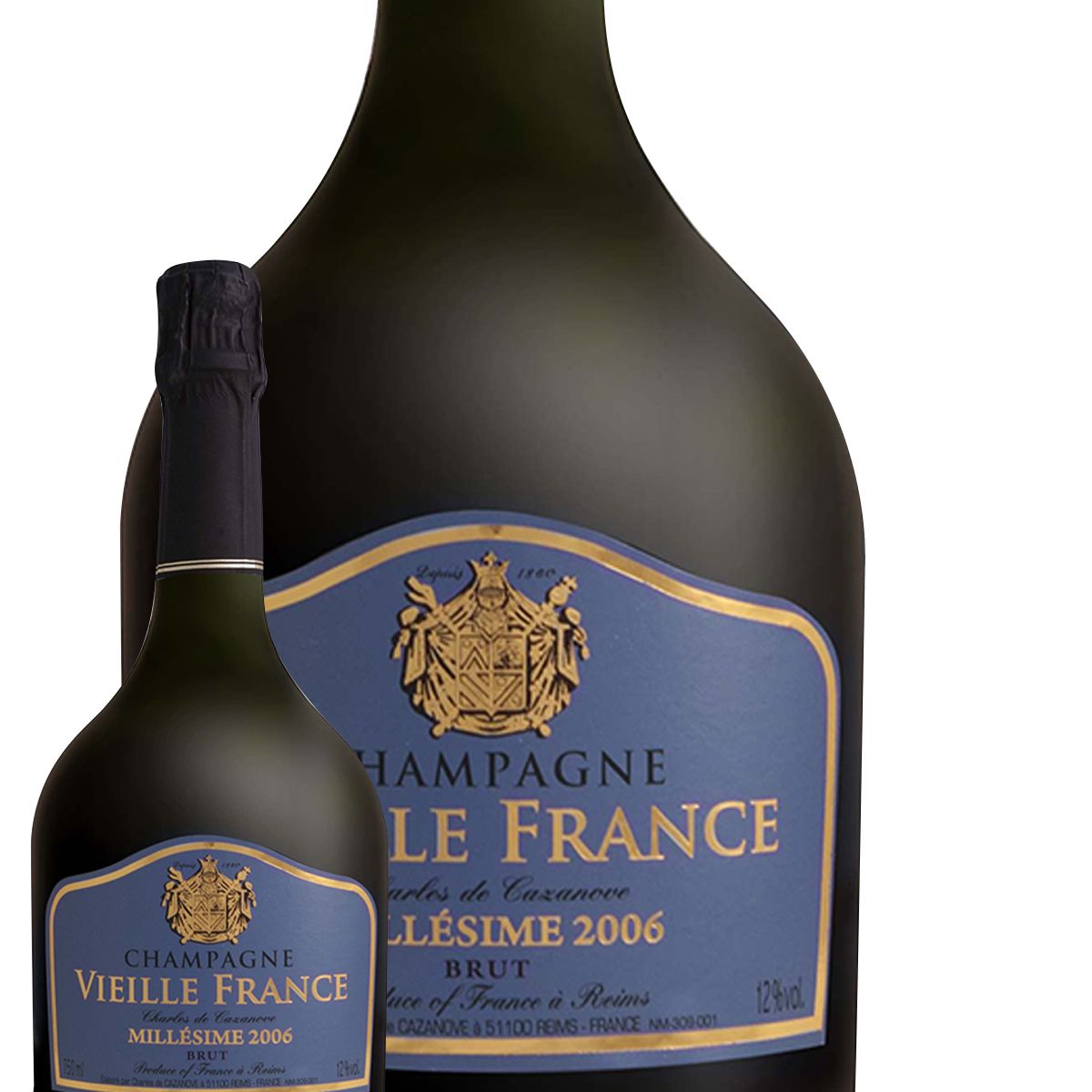 Charles de Cazanove Champagne Brut Charles de Cazanove Vieille France 2006 pas cher à prix Auchan