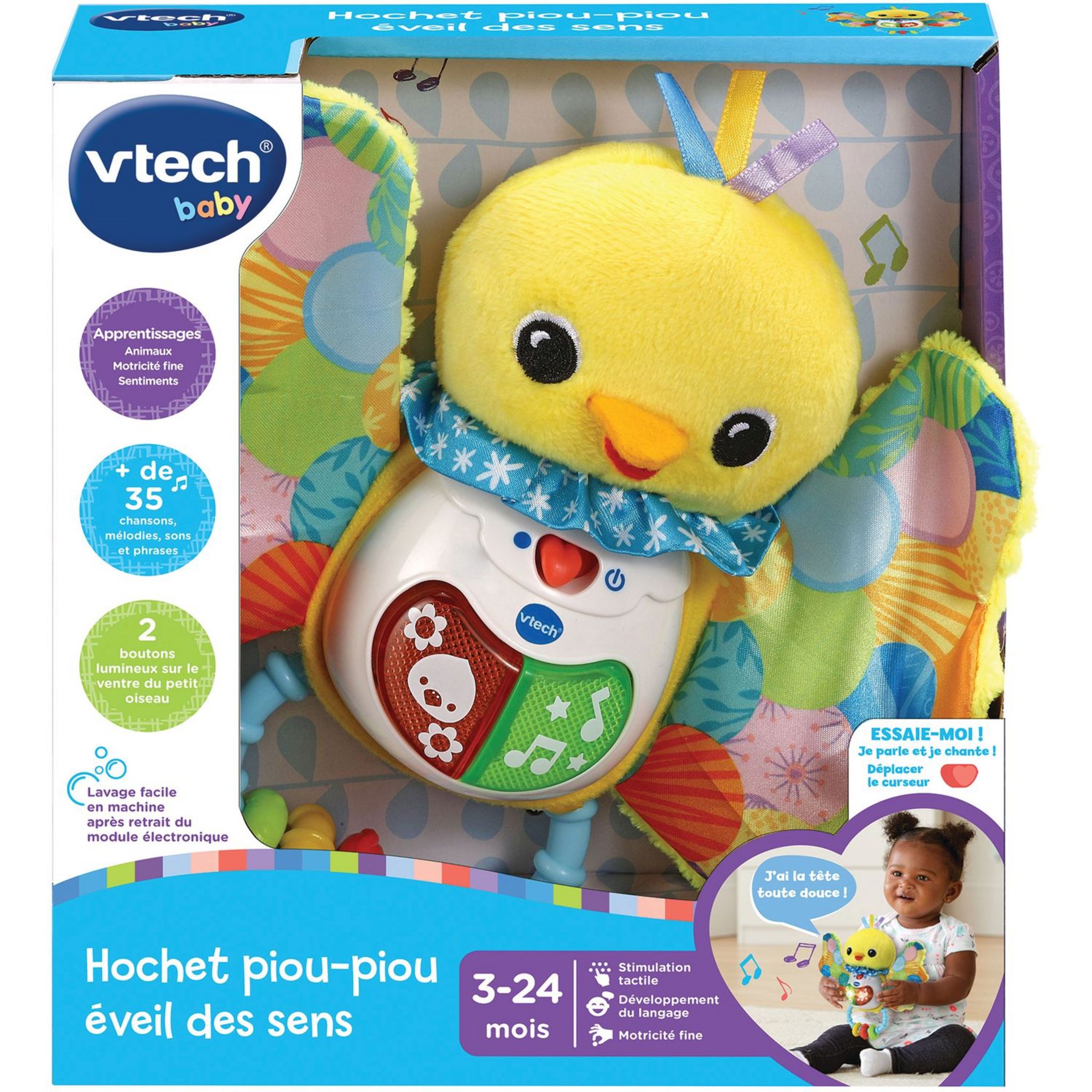 VTECH BABY Juju, maman tortue éveil des sens pas cher 