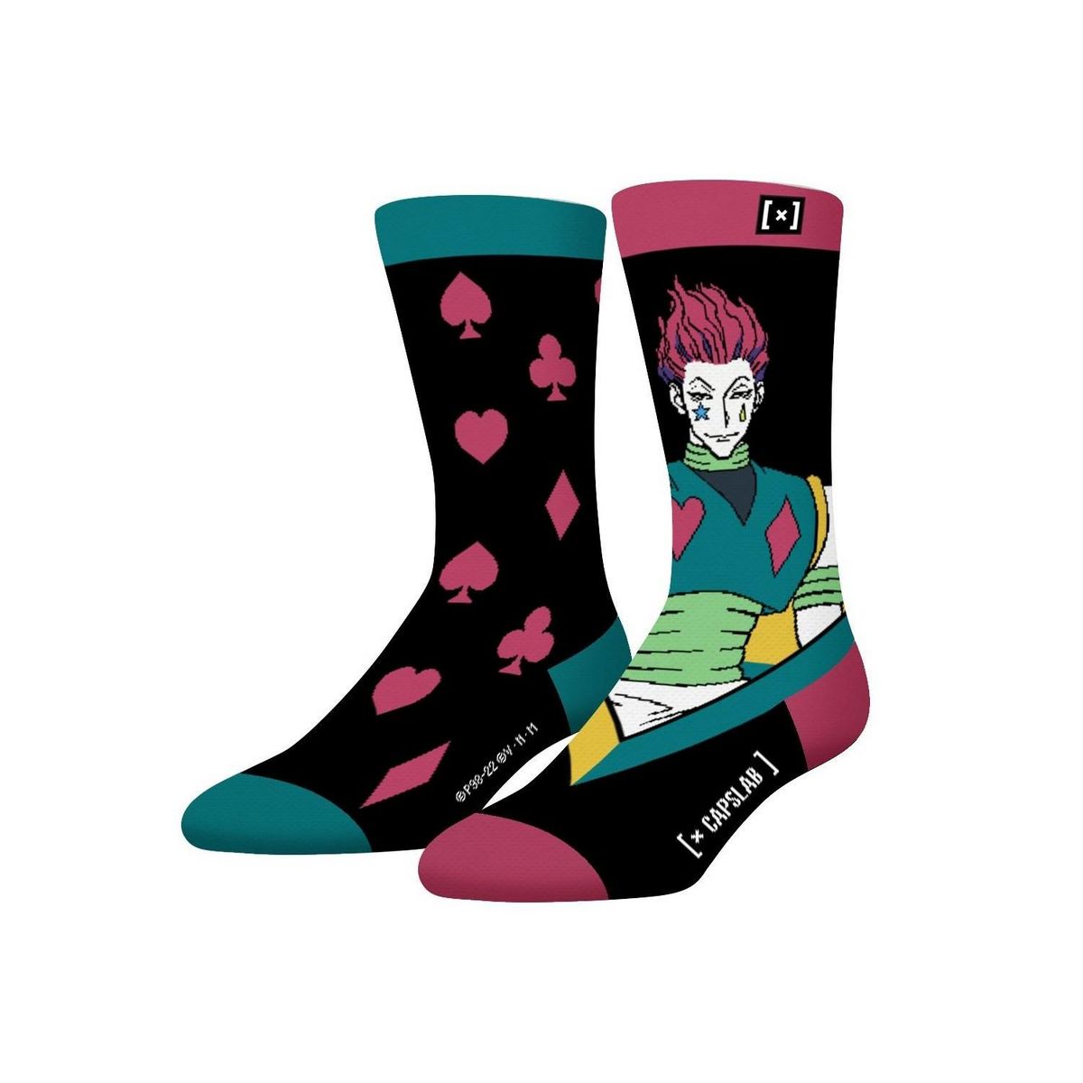 CAPSLAB Paire de chaussettes de ville Hunter x Hunter His pas cher Auchan