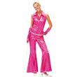 funny fashion combinaison disco rose - pink boogie night - femme - l - 40/42
