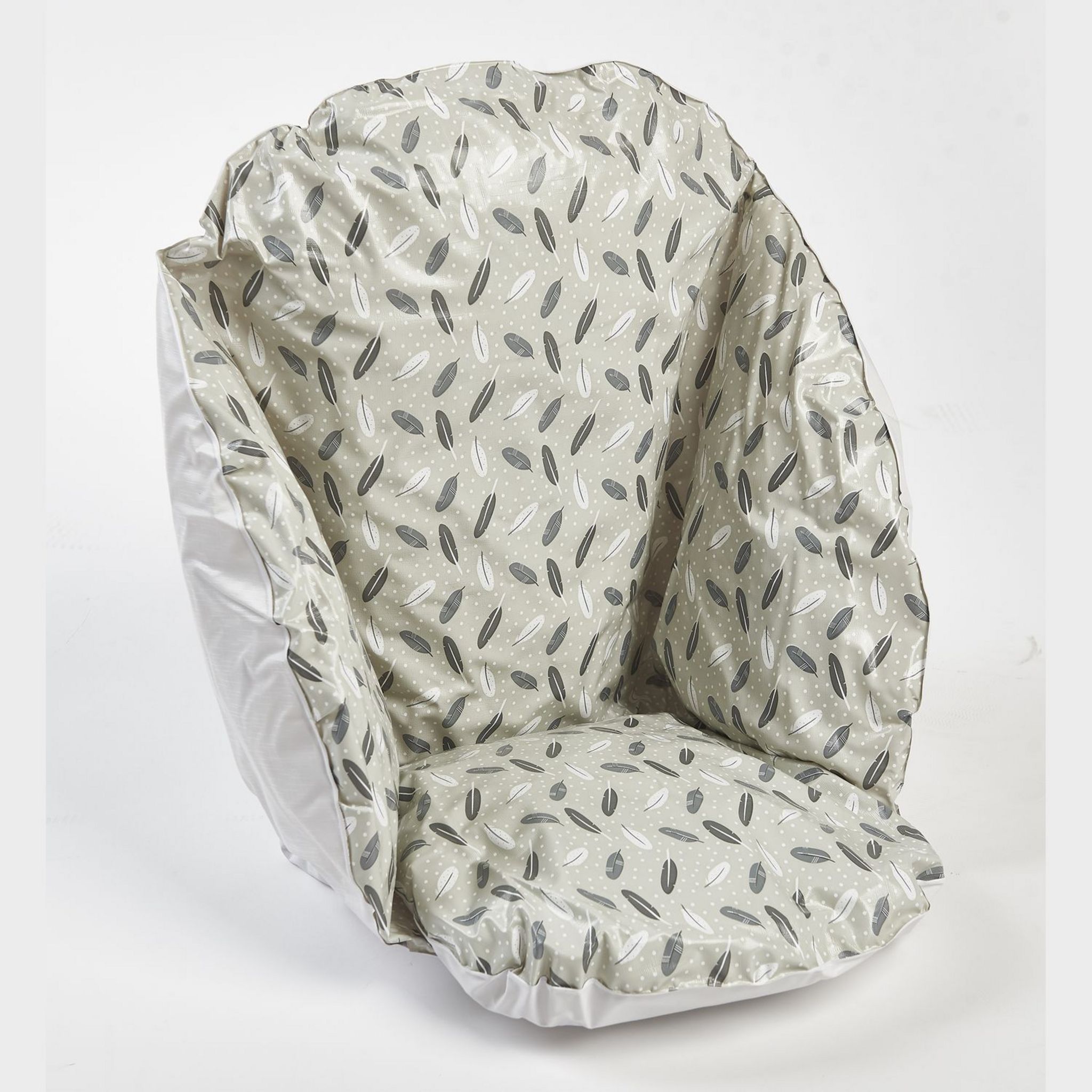 Babyjem 452-Coussin rehausseur de chaise Carré Gris 32x32x10 cm;