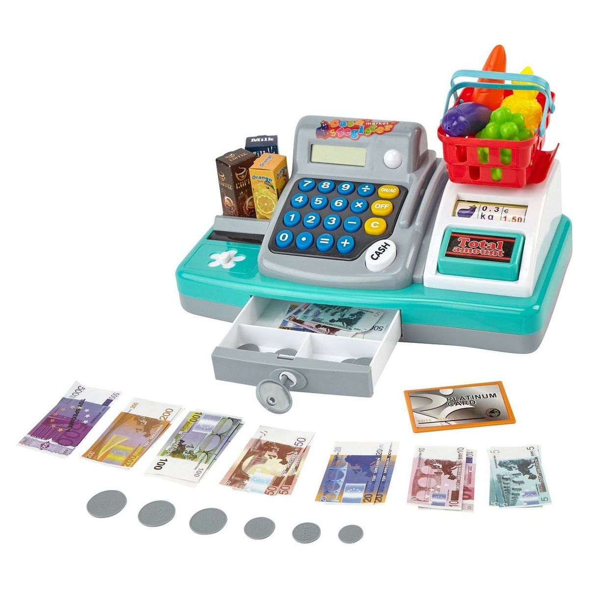 Vtech - jouet d'imitation enfant - ma caisse enregistreuse interactive - La  Poste