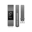 ibroz bracelet fitbit charge 2 silicone gris