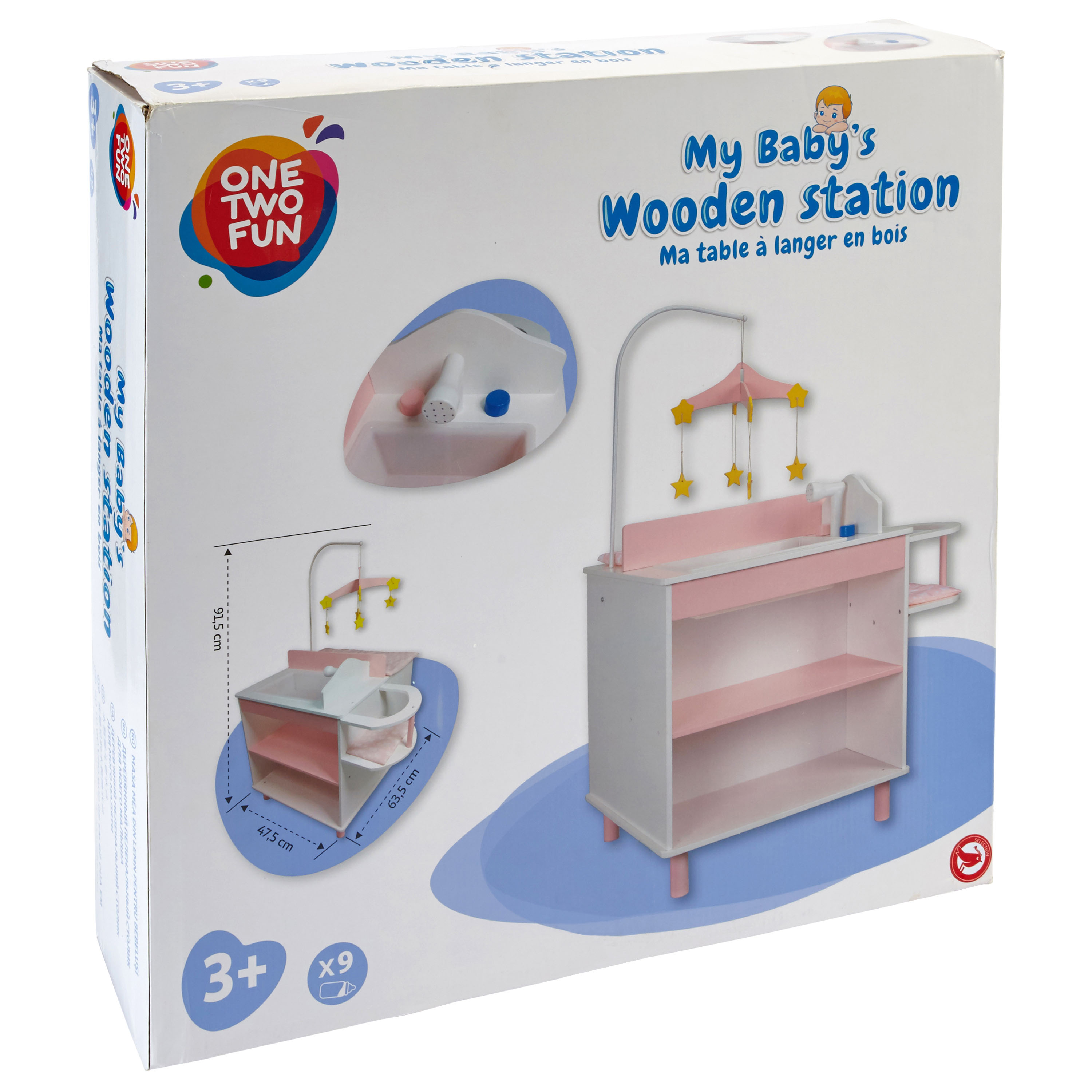 One Two Fun Table Nurserie En Bois Pas Cher A Prix Auchan