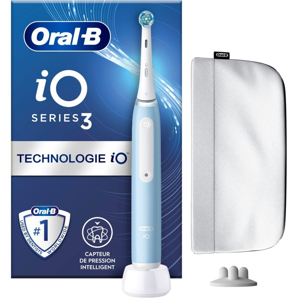 ORAL B Brosse à dents électrique iO 3 Bleue Edition cadeau