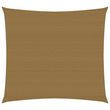 Voile d'ombrage 160 g/m^2 Taupe 3x3 m PEHD