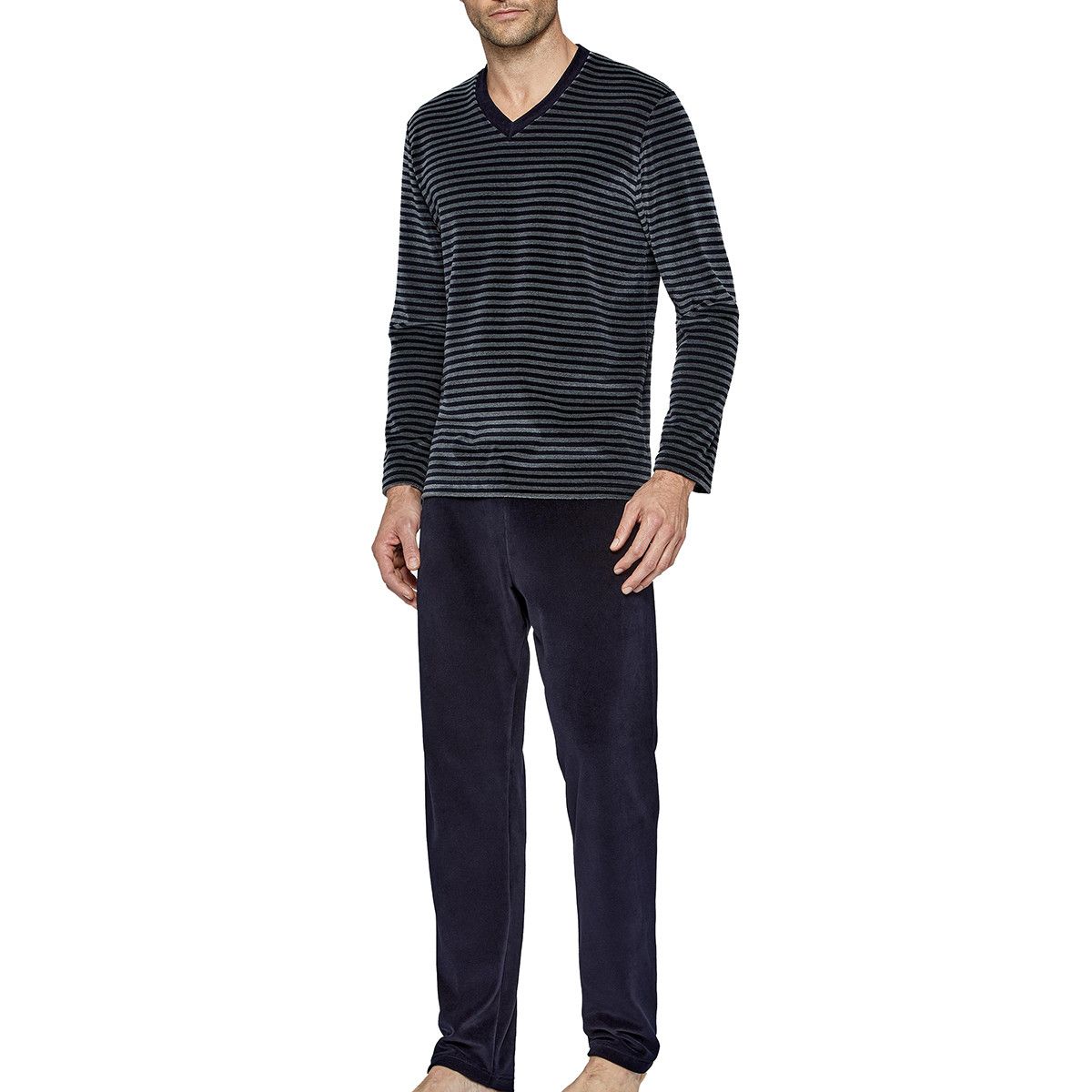 Pyjama homme discount hiver pas cher