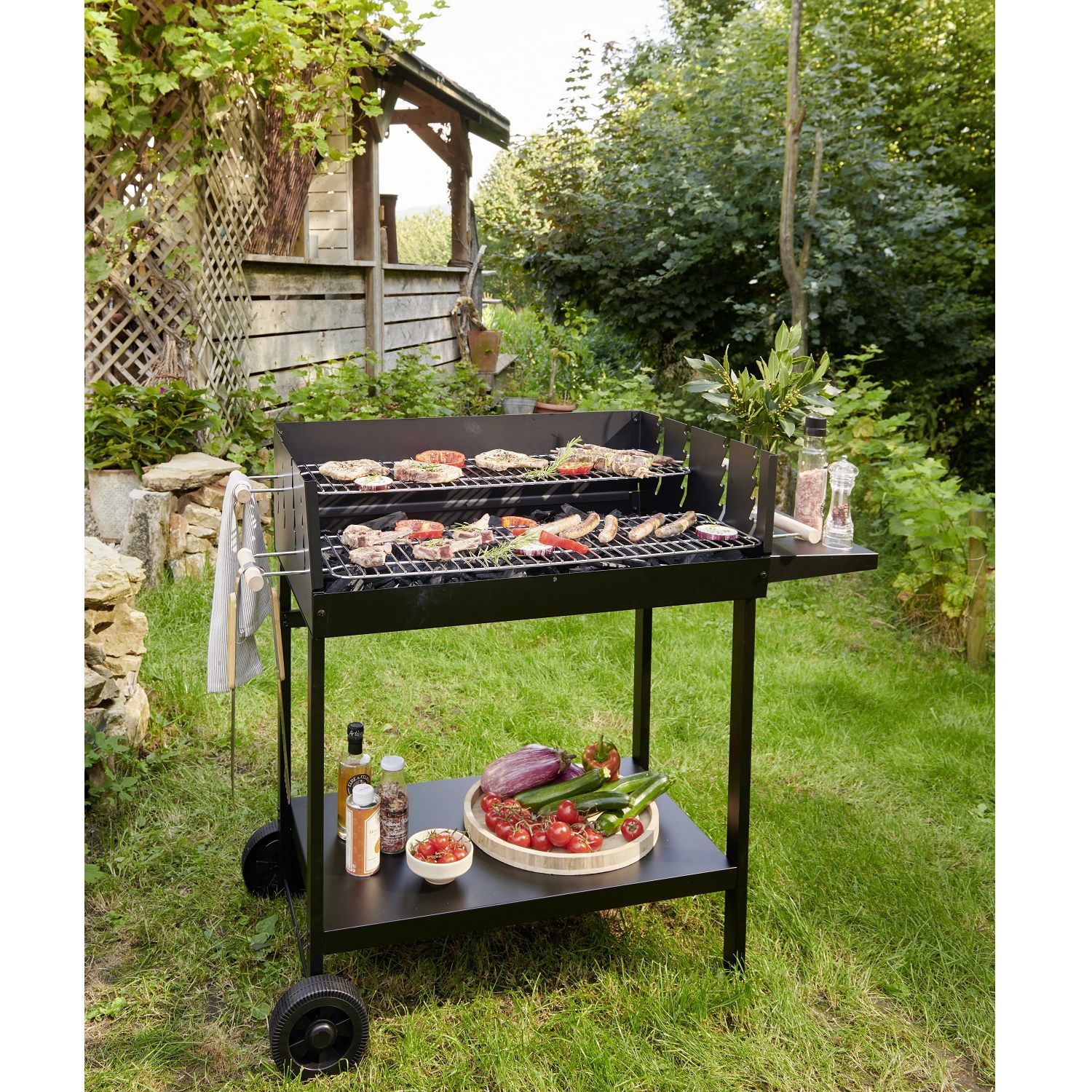 Barbecue Charbon Bois Party Grill