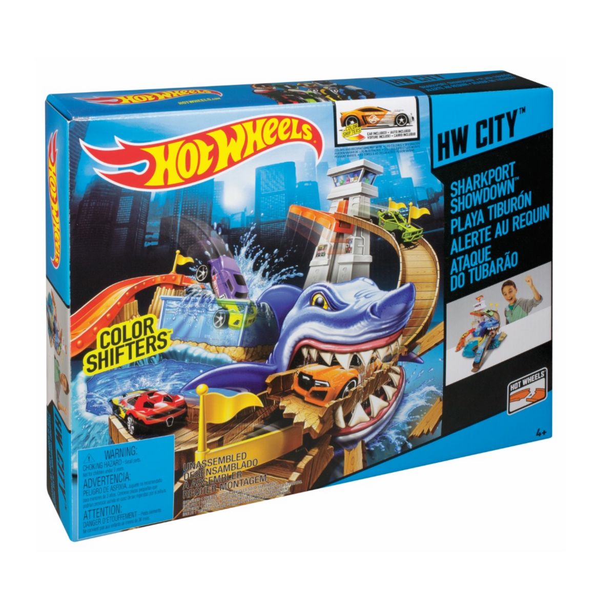 Piste hot wheels city requin - Conforama