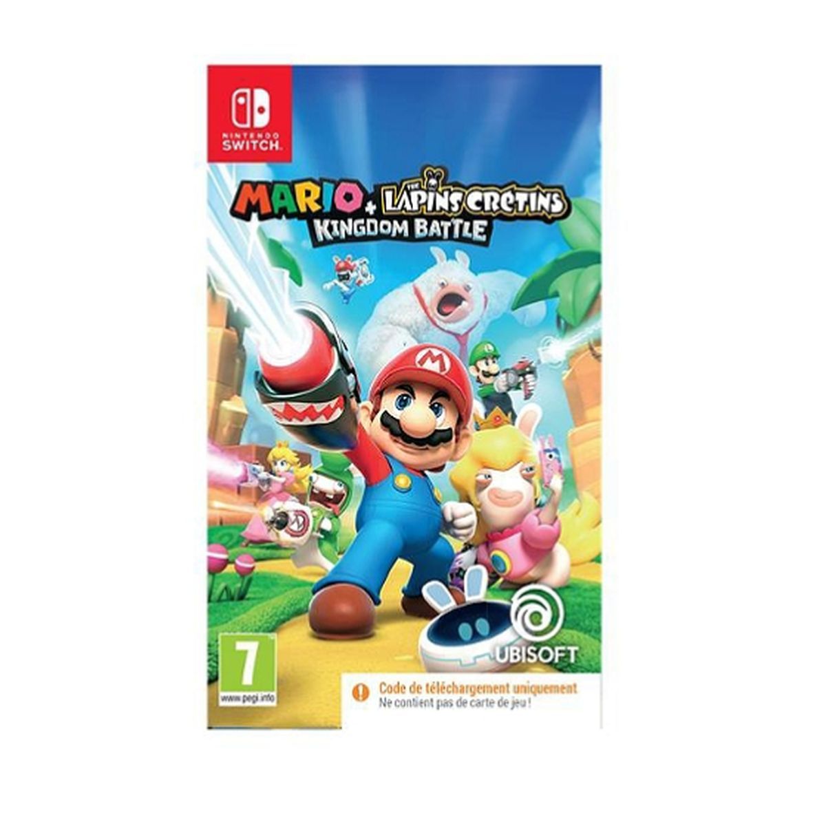 Mario + The Lapin Crétins Kingdom Battle Code de Téléchargement Nintendo Switch