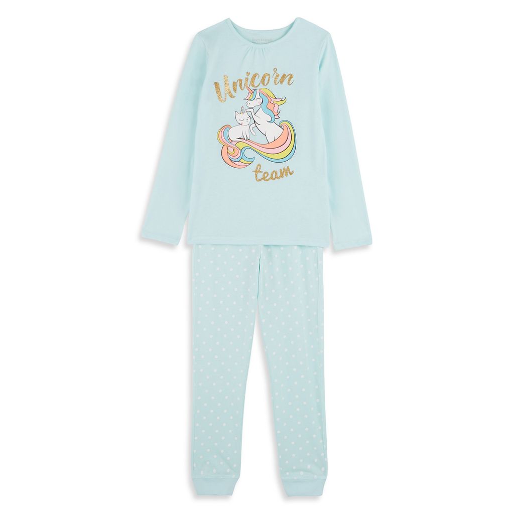 INEXTENSO Pyjama bleu fille en coton STITCH pas cher 