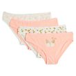 INEXTENSO Lot de 4 culottes papillons fille. Coloris disponibles : Rose