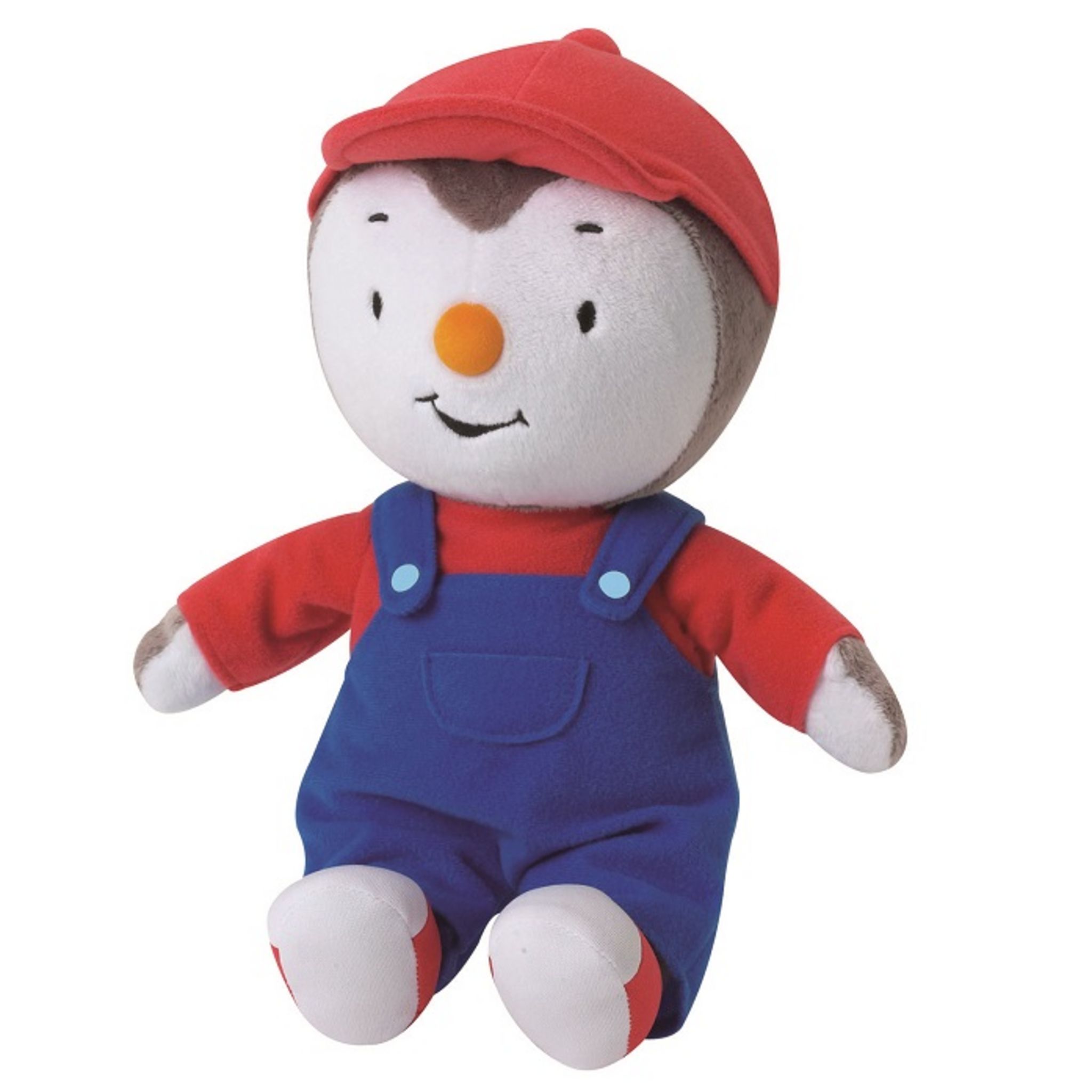 T'choupi Peluche et 25 Cm En Salopette Avec Casquette