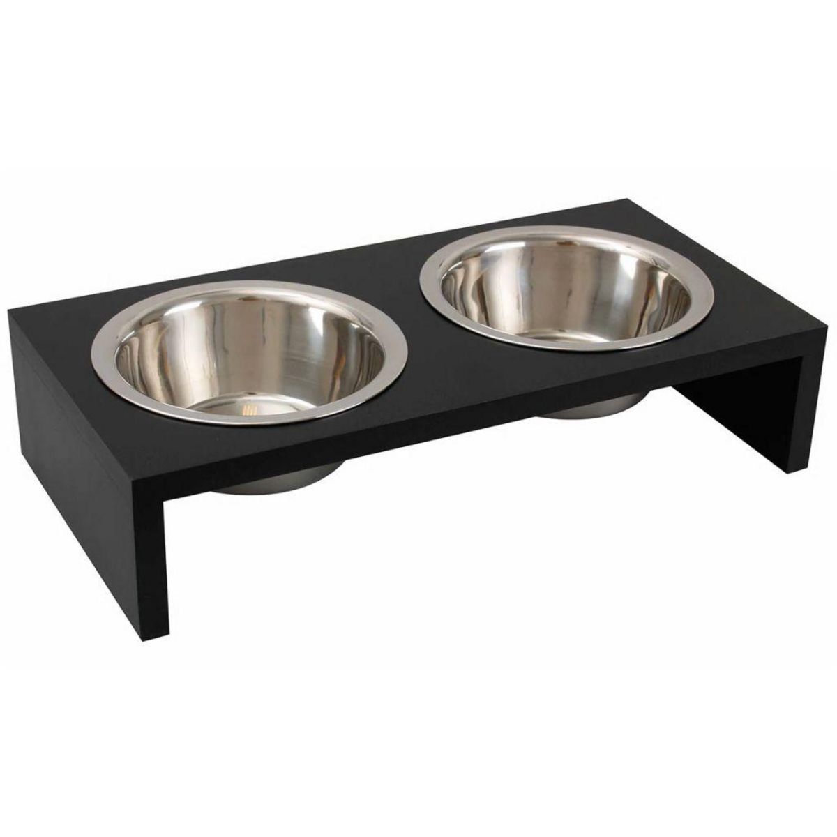 Flamingo FLAMINGO Bol d'alimentation double Kobushi Anthracite 2x650 ml 1031113
