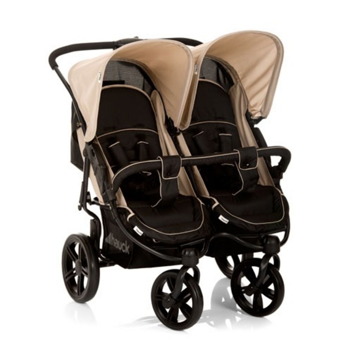 HAUCK Poussette double Roadster duo slx - Caviar almond pas cher 