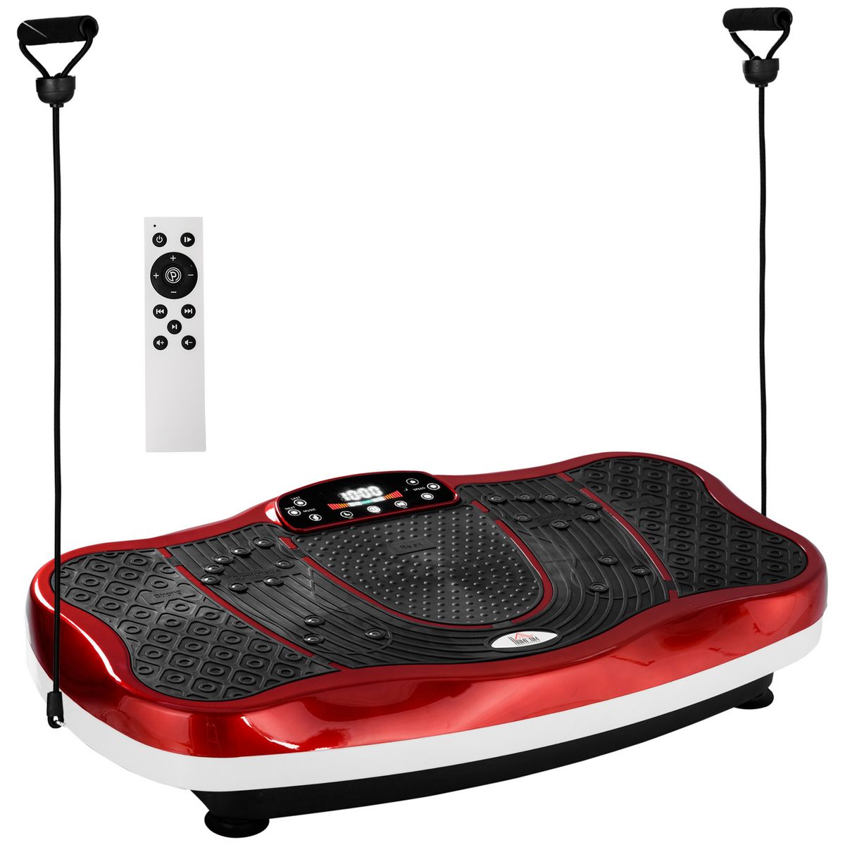HOMCOM Plateforme vibrante oscillante 200 W écran LED vitesse réglable ...