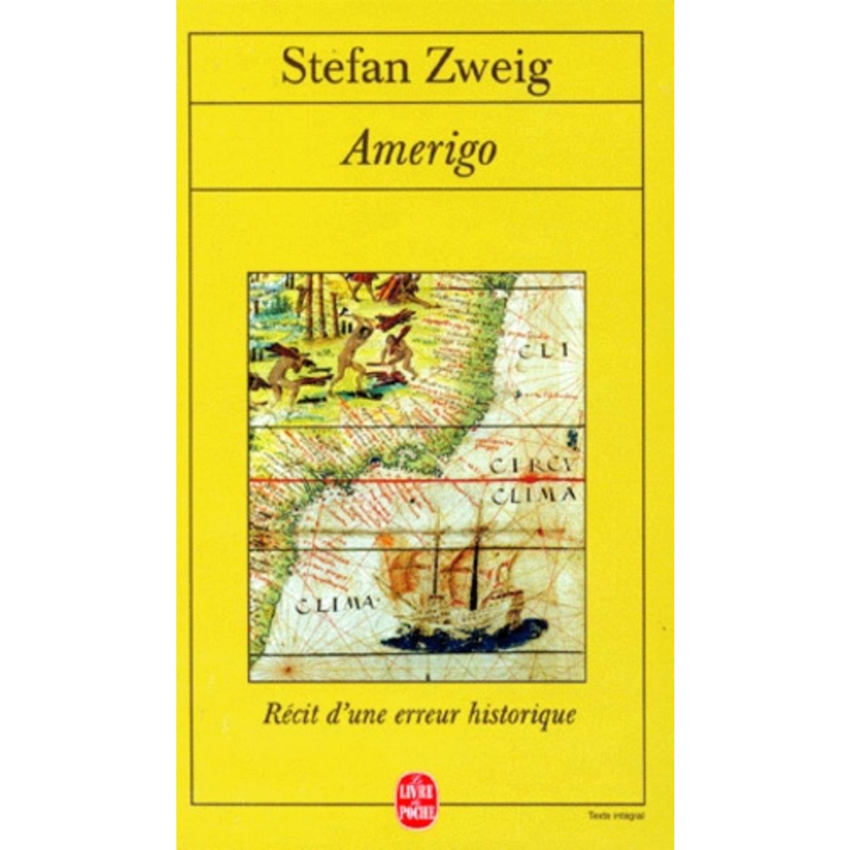  AMERIGO. RECIT D'UNE ERREUR HISTORIQUE, Zweig Stefan
