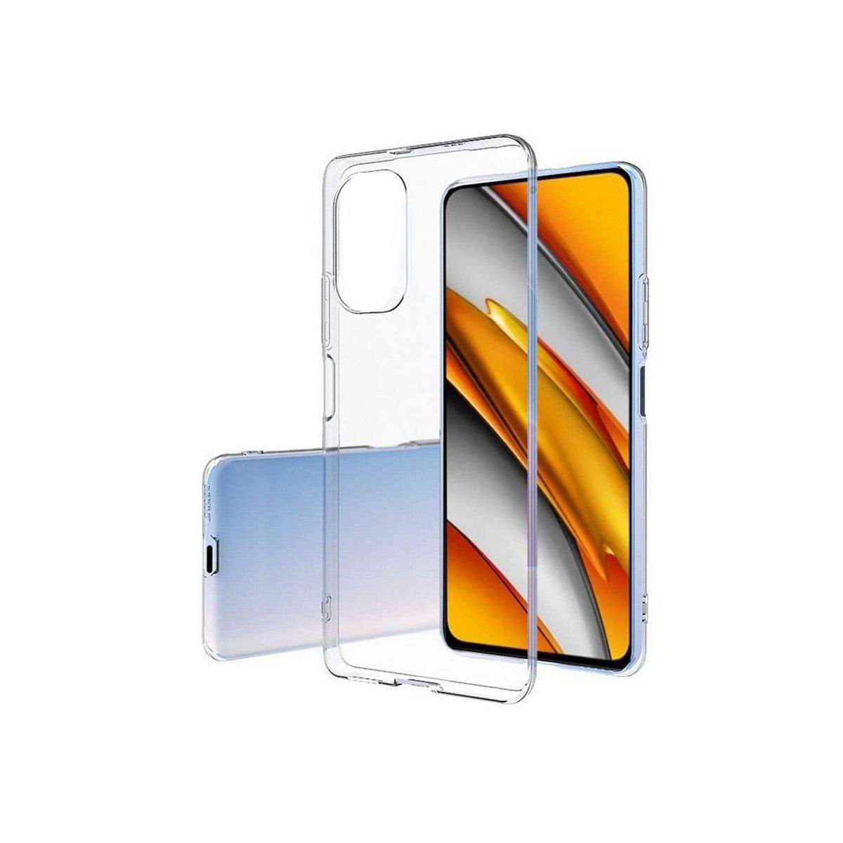 amahousse Coque Xiaomi Mi 11i/ Poco F3 souple transparente ultra-fine résistante