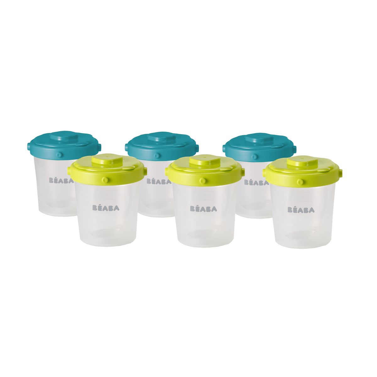 Beaba Lot De 6 Pots De Conservation Clip 2eme Age 0ml Pas Cher A Prix Auchan