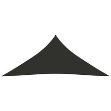 Voile de parasol Tissu Oxford triangulaire 3x4x4 m Anthracite